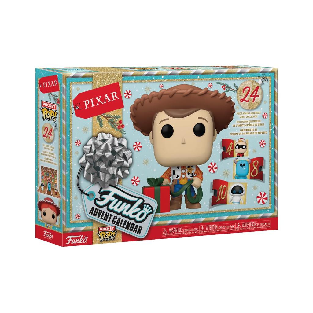 Funko Advent Calendar: Pixar 2024 - Alien - Disney Pixar - 24 Days of Surprises - Collectible Vinyl Minifigures - Mystery Box - Gift Idea - Holiday