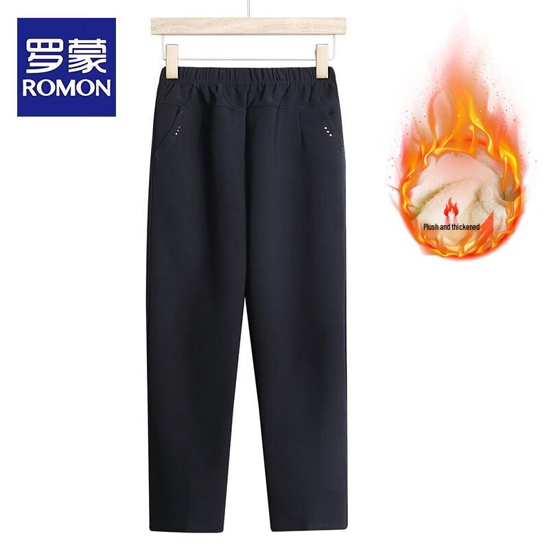 ROMON Women's Fleece-Lined Straight-Leg Pants
