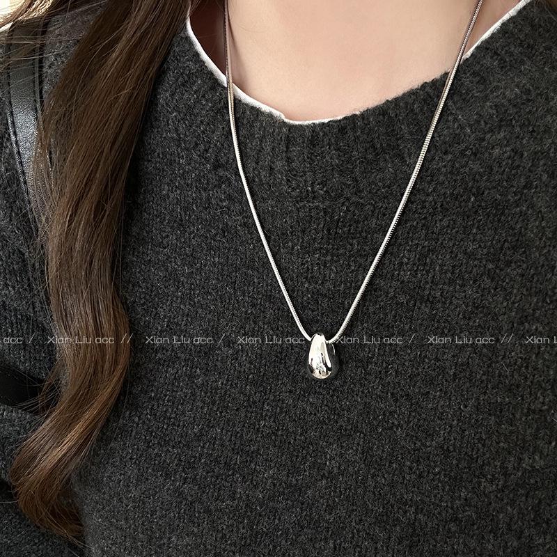 Женское роскошное многослойное ожерелье «Змеиная кость» - Аксессуар с подвеской «Капля воды»