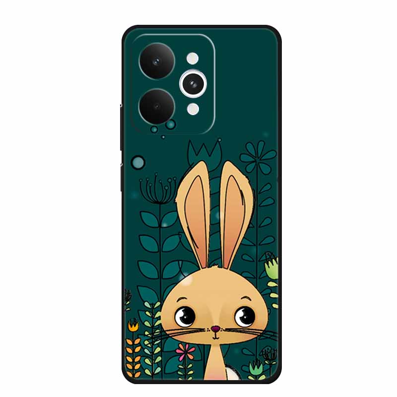 For Realme 15 15 Pro 5G Black Case 3D TPU Silicone Soft Back Cover For Realme C15 6.5" Funda Emboss Relief Flowers Bag Casing