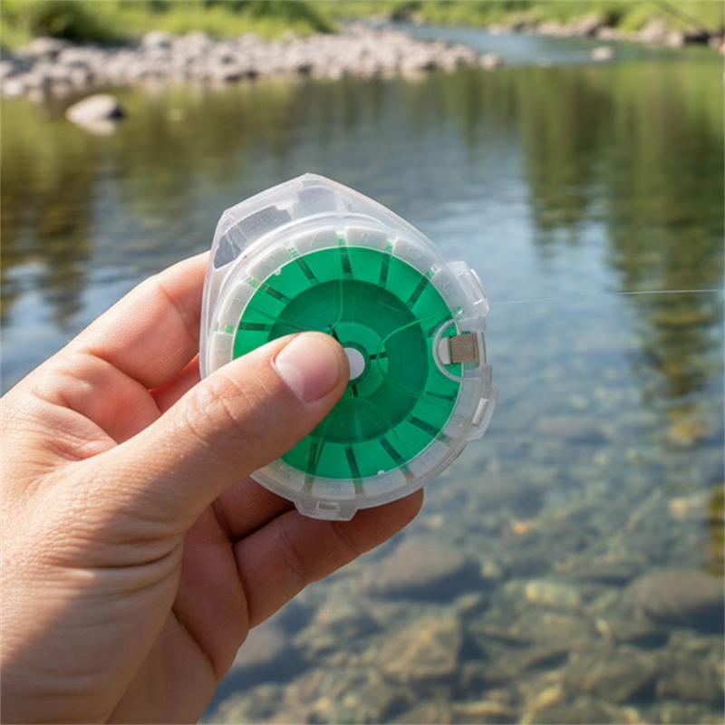 Carbon Fishing Line Spool Box Multifunctional Winding Board Anti-Reverse Built-in for Outdoor Freshwater Saltwater Fishing