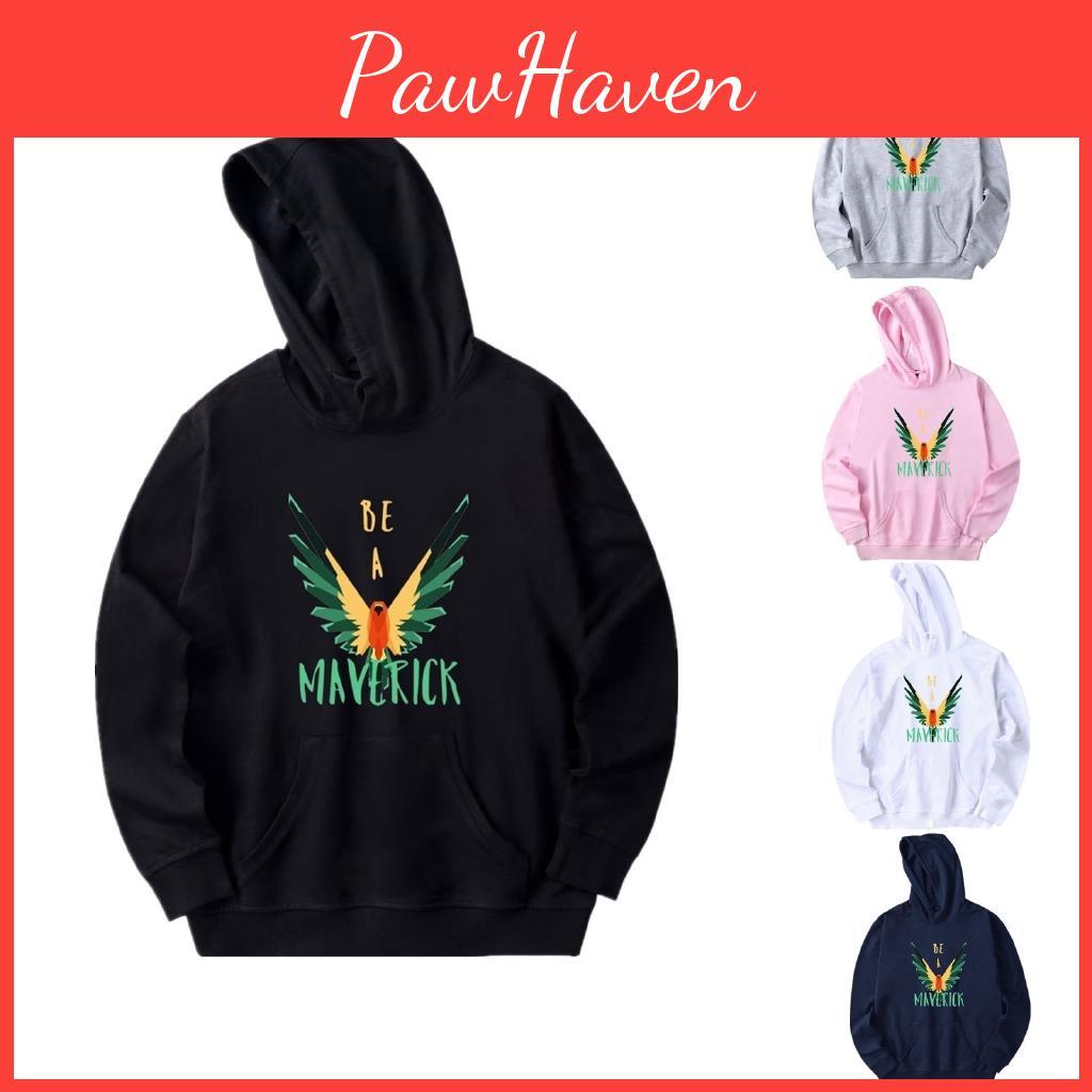 Homme Sweat à Capuche Logan Paul Be A Maverick Bird Femme Sweatshirts Pull Veste