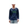 Puma Nautical Brand Logo Letter Print Pattern Casual Color Block Long Sleeve T-Shirt Men Tops Navy-Blue 628137-14