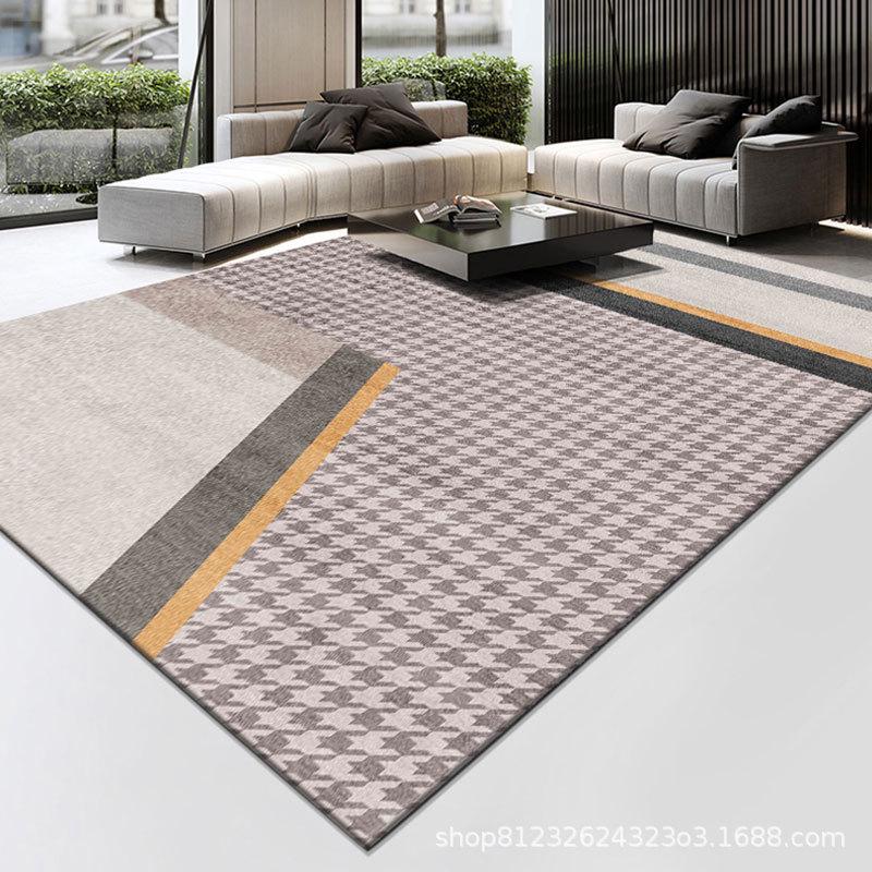 Luxurious Modern Nordic Large Area Carpet for Living Room or Bedroom