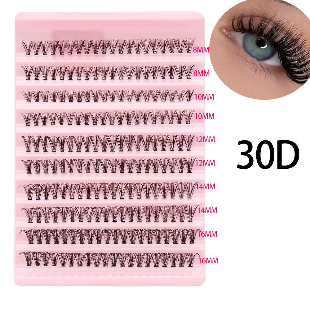 Diy Natural Curl Grafting Thick False Eyelashes Extension