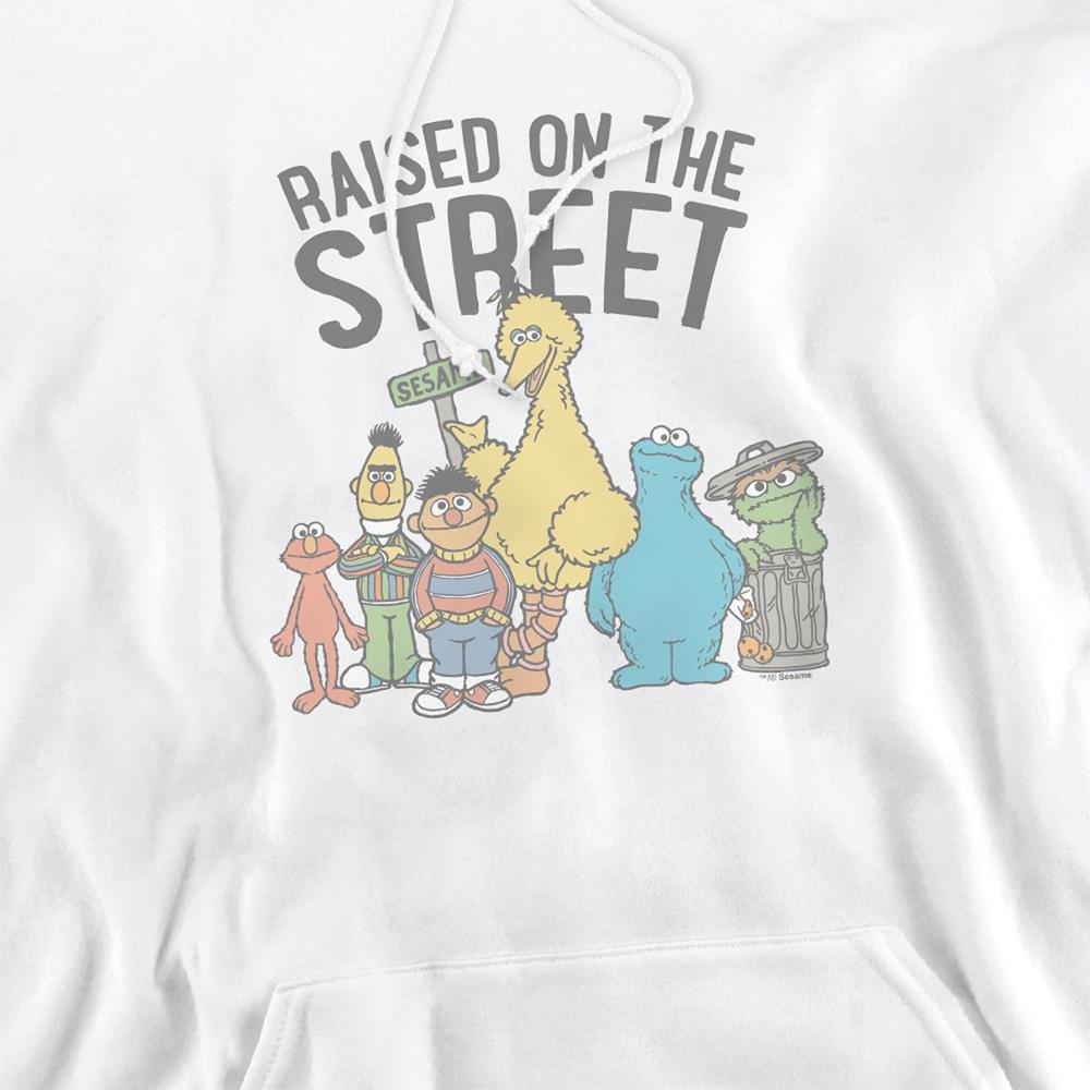 Sesame Street Unisex Adult Raised On The Streets Hoodie