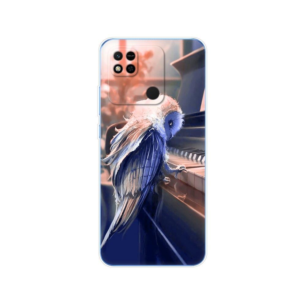 For Redmi 10A Case Back Cover For Xiaomi Redmi 10A Phone Case Redmi10A Bag Tpu Soft Silicon Protective Bumper Etui Funda Coque