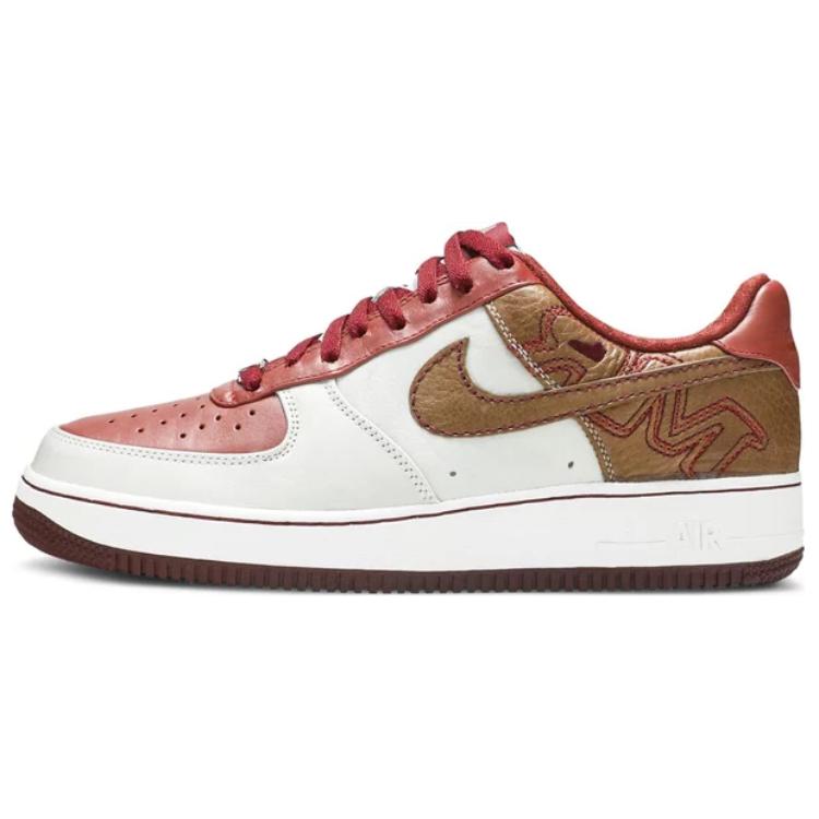 

Новые кроссовки Nike Air Force 1 Premium с низким верхом, устойчивые к скольжению и истиранию, для скейтборда, мужские, бело-коричневые 315180-121 41