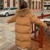 2021 Winter Long Puffer Jacket Women Casual Design Korean Fashion Clothing Fur Coats Long Sleeve Outdoor Coats Hooded Parkas