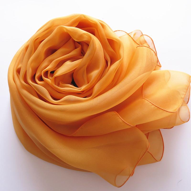 China Red Long Scarves Ladies Autumn Winter Long Design Cape New Arrival 100% Silk Shawl Scarf Thicken Chiffon Ultralong Scarves