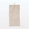 MUJI Tillbehör 15 cm Bredd x 35 cm Djup x 70 cm Polyester Klädförvaringslåda Hållare, Hög, Linne, 12373254, Låda,