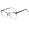 Fashion Ladies Reading Glasses Ultra-Light Spring Hinge Presbyopia Eyeglasses Cat Eye Anti-Blue Light Eyewear For Female