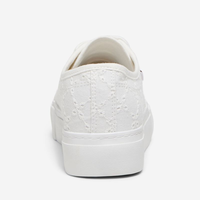 Noomi Embroidered Canvas Lace-up Sneakers Women ONLY