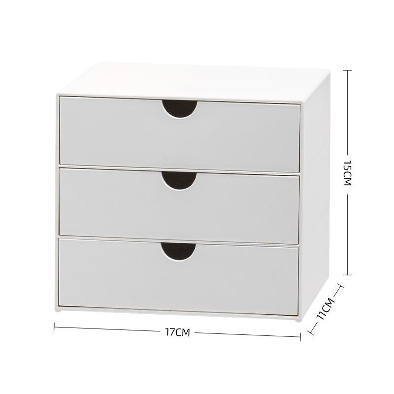 Creative Desktop Drawer Style Storage Box, Office Collection and Organizing Cabinet