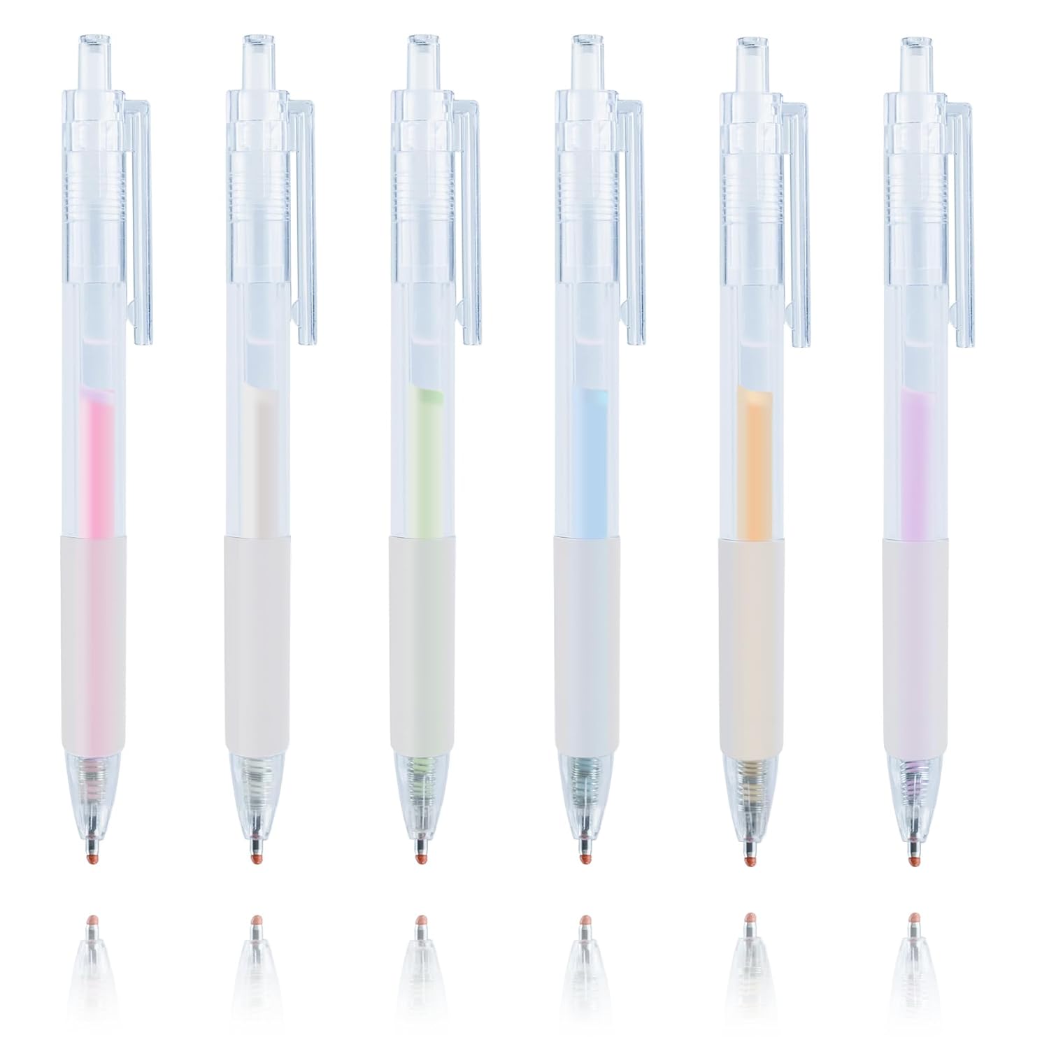 

6 pcs Quick Dry Glue Pens with 12 Refills, Apply Glue Like Writing, Easy Use Precise Control, for Crafting, Scrapbooking, Making різнокольорові кольору