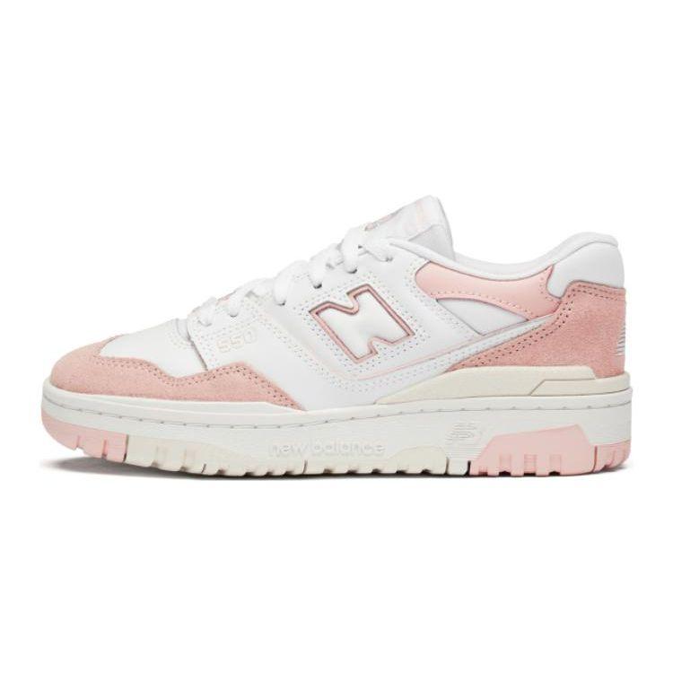 

Детские кроссовки New Balance 550 Big Kid Pink Sand White Sea-Salt GSB550CD 35.5