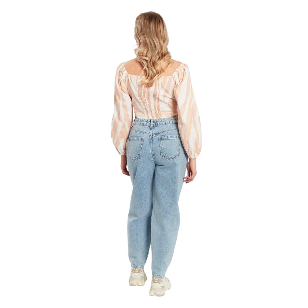 Influence Womens/Ladies Cropped Relaxed Fit Blouse