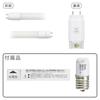 OHM Electric LED Tube Light 20W Equivalent G13 Warm White 1300lm for Glow Starter Fixture Single-Ended LDF20SS L10/13 7