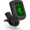 Guitar Tuner Clip On Ukulele Tuner 1 Pack for Guitar Bass Ukulele Violin Banjo Tuner