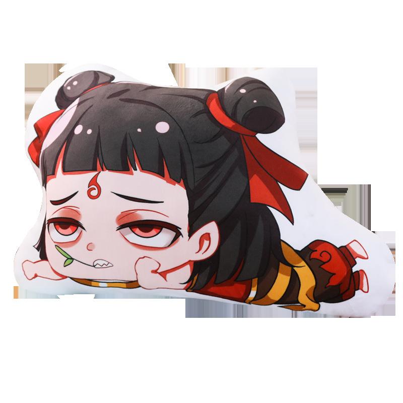 Chinese Animation Nezha Ao Bing Pillow Doll Nezha Doll Two-dimensional Pillow Nezha Devil Child Doll