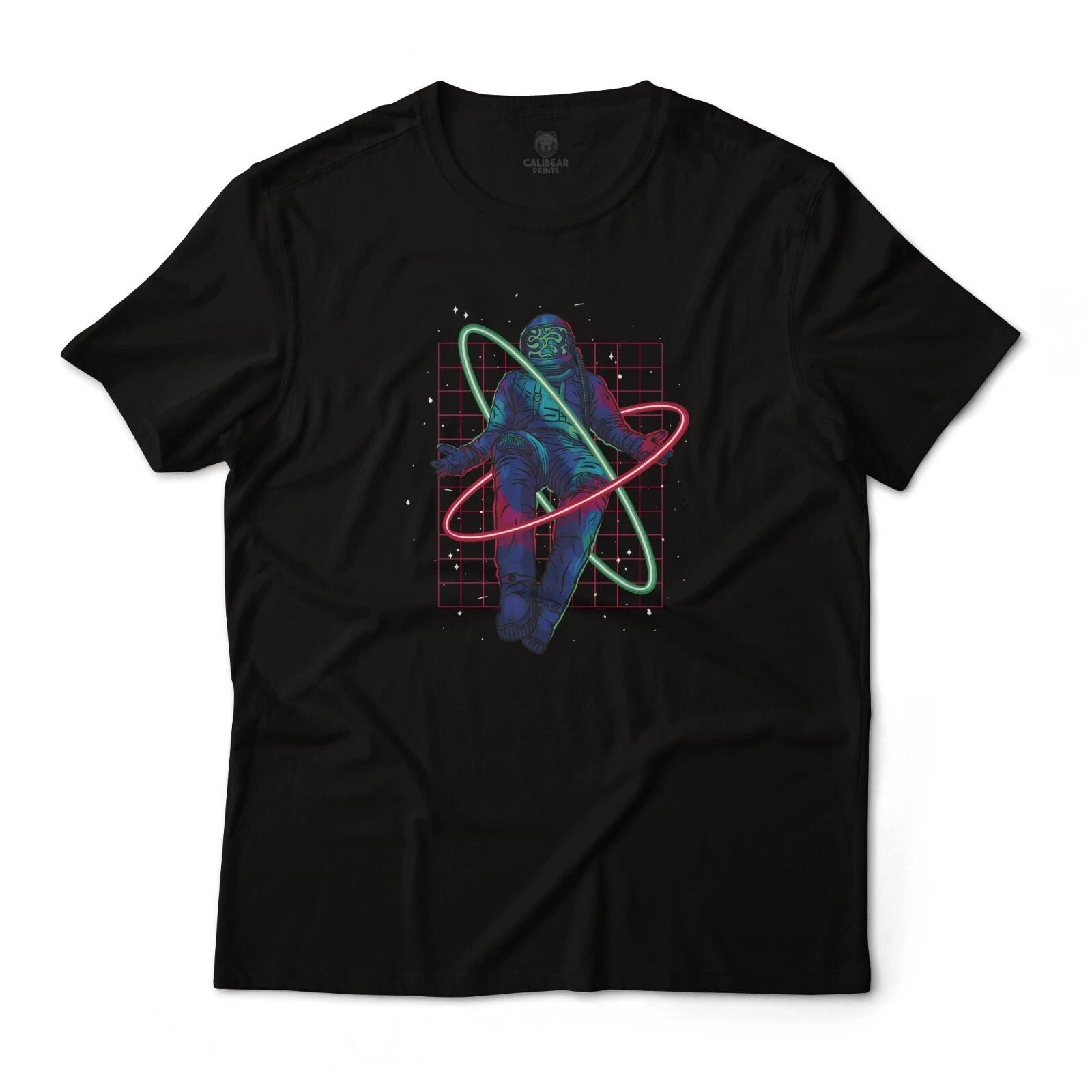 

Cosmic Psychedelic Astronaut Aesthetic Graphic T-T-Shirt Unisex Lightweight Cotton L