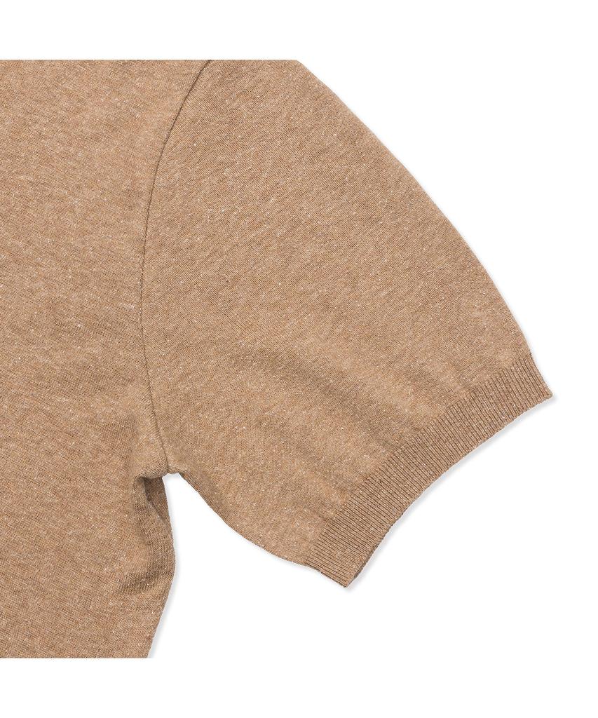 PRODESHIRT Vintage Soft Linen Open Collar Knit (Pebble Beach)
