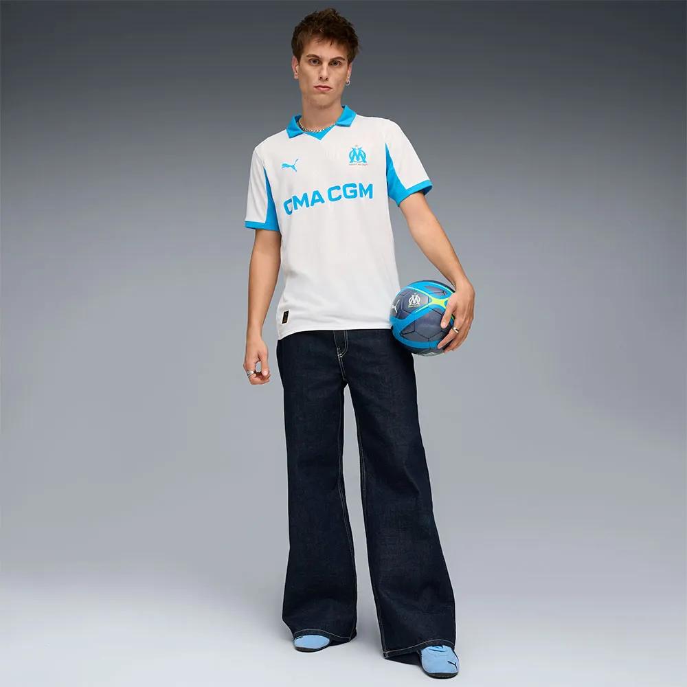 PUMA Olympique Marseille 25/26 Replica Home Soccer Training Jersey White