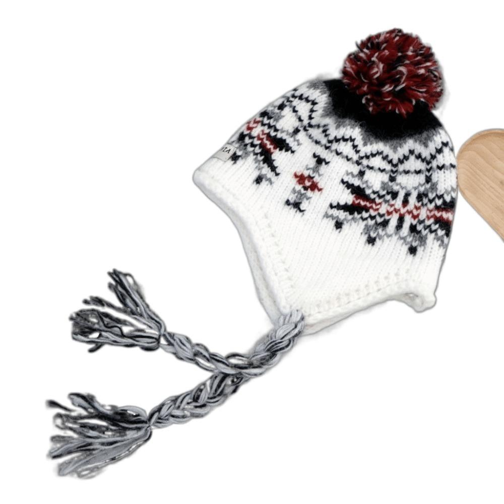 Y2k Ear Protection Cap Jacquard Women Wool Cap Cute Knitted Beanies Caps  Autumn Winter