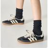 Female Spring and Autumn Pure Cotton Anti Pilling Pure Color Moon Son Boneless Leg Drum Pile Cotton Socks