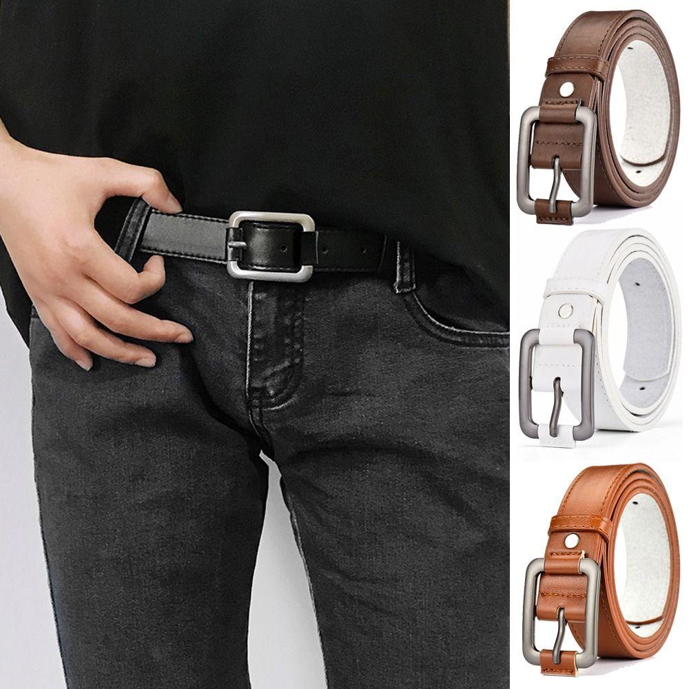

Повседневный пояс с пряжкой, роскошный дизайн, трендовый деловой кожаный ремень