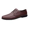 Men's Casual Leather Shoes Autumn Flat Men's Shoes Comfortable Driving Shoes Work Shoes Fashion British Business