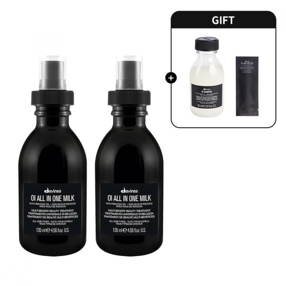 Davines Oi Молочко для волос All In One Duo 135 мл + Oi Шампунь 90 мл + Масло для волос 12 мл в Подарок Single option