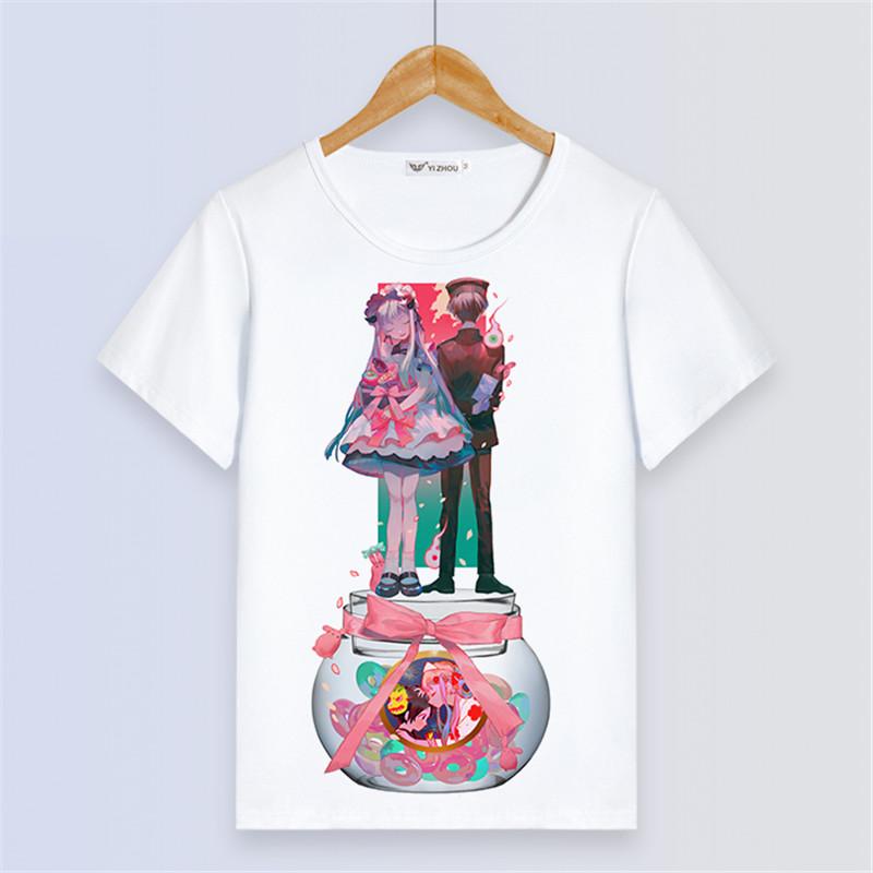 Toilet-Bound Hanako-kun Cartoon Women Cute Tshirt Short Sleeve Tops Women 2020 Summer T-shirts Harajuku Couple Clothes