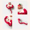 Knit Cat Christmas Santa Hat for Festival Dogs Party Costume Cosplay Dress Up Festive Reindeer Hat Photo Props for Puppy