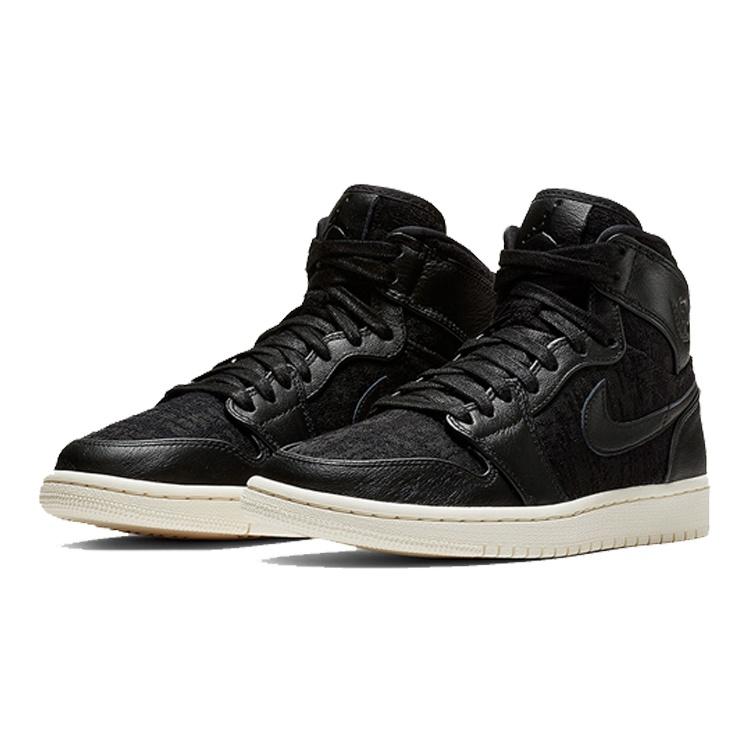 (WMNS) Air Jordan 1 Retro High Premium 'Black' Women's AH7389-001