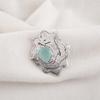 Aqua Chalcedony Silver Gemstone Jewelry, 925 Sterling Silver Pendant, Handmade Everyday Jewelry For Women
