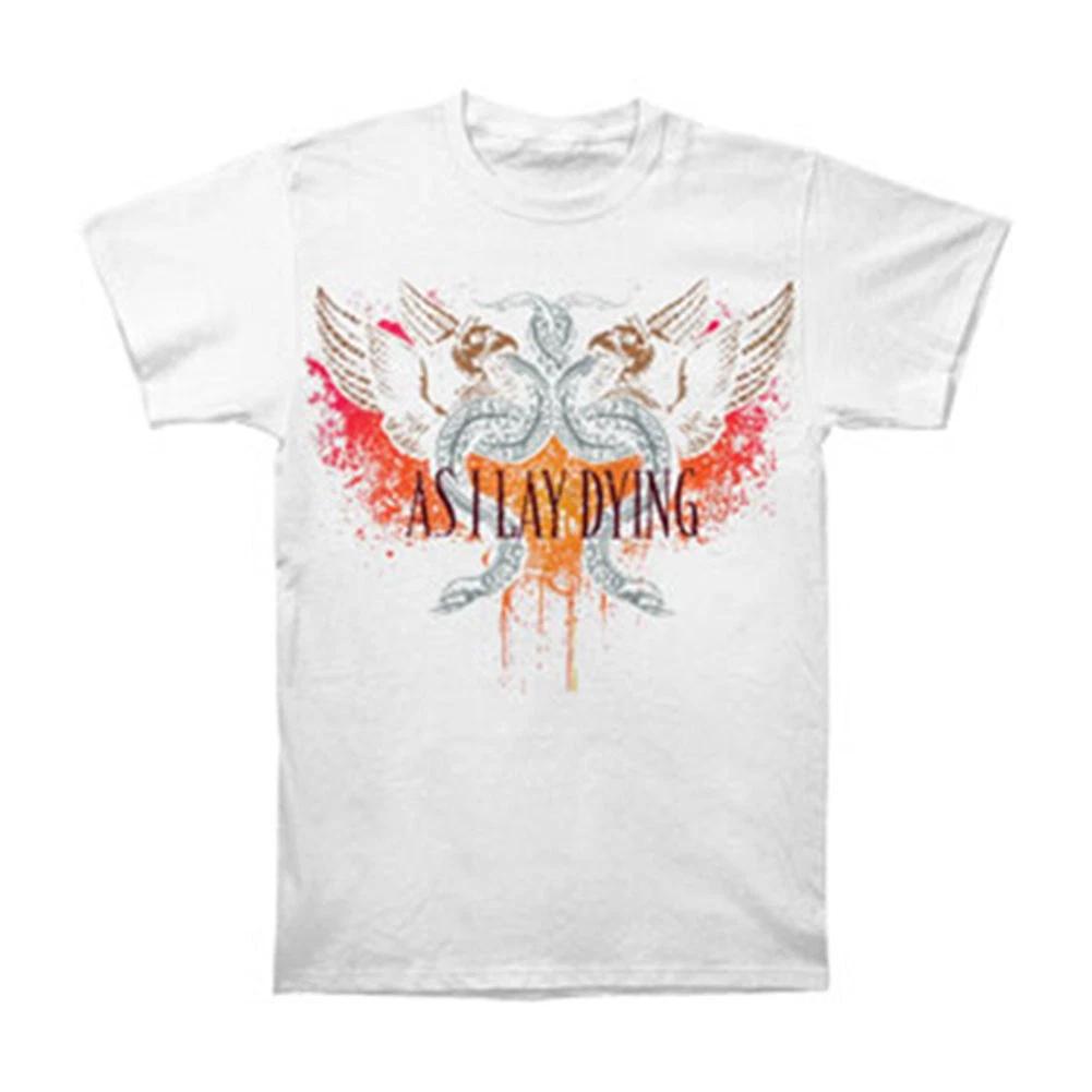 Boys  As I Lay Dying Snakes Slim Fit T-shirt Youth Medium White XXXL