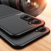 Do etui Samsung Galaxy S23 FE ze skóry teksturowanej, magnetyczna płytka mocująca, tylna pokrywa do etui na telefon Samsung S 23 FE S23FE S 23FE 5G