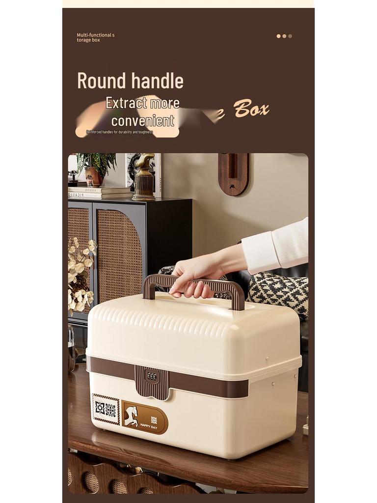 In-Stock Multi-functional Large Capacity Dustproof Document Organization Storage Box