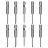 10pcs 3mm Cross Screwdriver Bit with Strong Magnetic Hardened Hand Tool Accessory