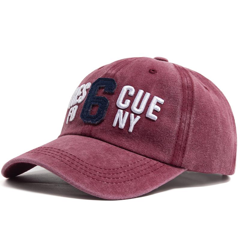 Baseball Cotton Washed Caps Summer Trendy Fashionable Embroidered Stitching Soft Top Women'S Cap Outdoor Casual Sport Visor Trucker Hat For Men