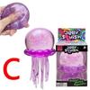1 ks nová medúza squishy hnětací hudební hračka pro dospělé na odbourání stresu mačkací senzorické hračky dekompresní simulace medúza party dárek