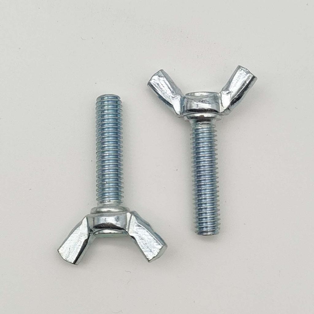 Galvanized Carbon Steel Wing Nut Bolt M4-M12