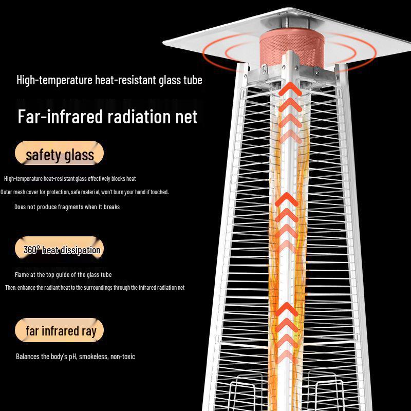 Qian You Outdoor Tower-shaped LPG Heater and Fire Pit
