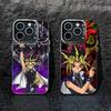 Dark Magician-Yugi Muto Phone Case For iPhone17, 16,15,14,13,12 Pro Max Black Candy Matte Shockproof Cover