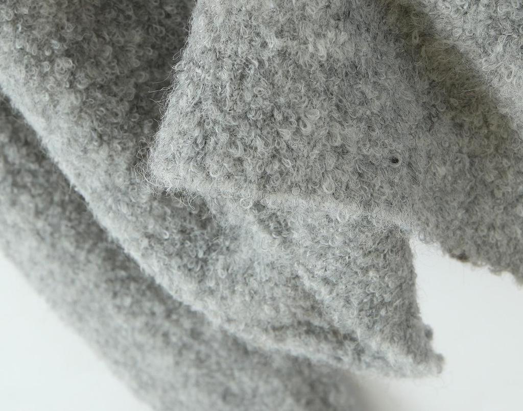 French Winter Off-Shoulder Soft Knit Sweater - Solid Color Loose Pullover