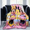 1pc Minnie Printing Blanket - Soft, All-Season Throw for Office Blanket, Car, Travel