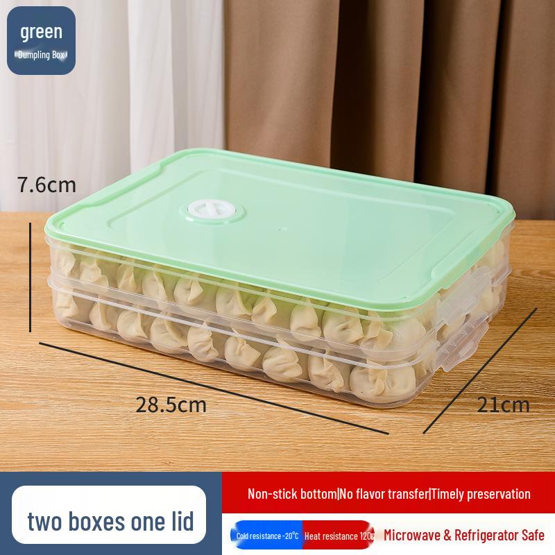 

Многослойный пластиковый контейнер для хранения пельменей пищевого класса для кухни и морозильной камеры