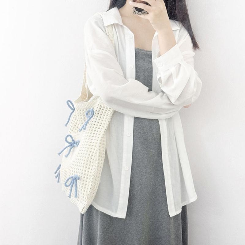 Crochet Toted Bag,Mesh Beach Bag Knit Summer Hoboes Bag Vacation Bohemian Toted Bag for Women Casual Shoulder Handbags