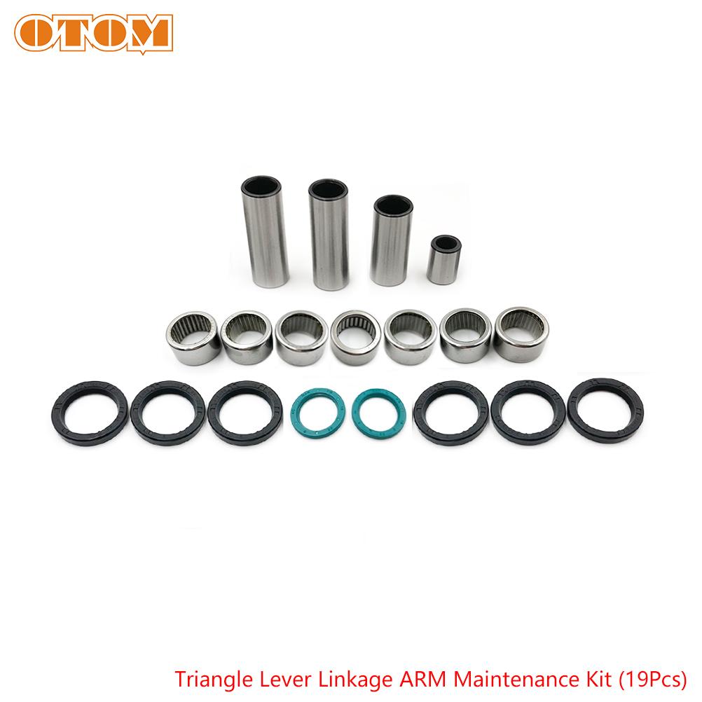 For SUZUKI DRZ400 DRZ400E RM125 RM250 Motorcycle Triangle Lever Linkage ARM Oil Seal Bushing Bearing Shock Maintenance Kit Parts